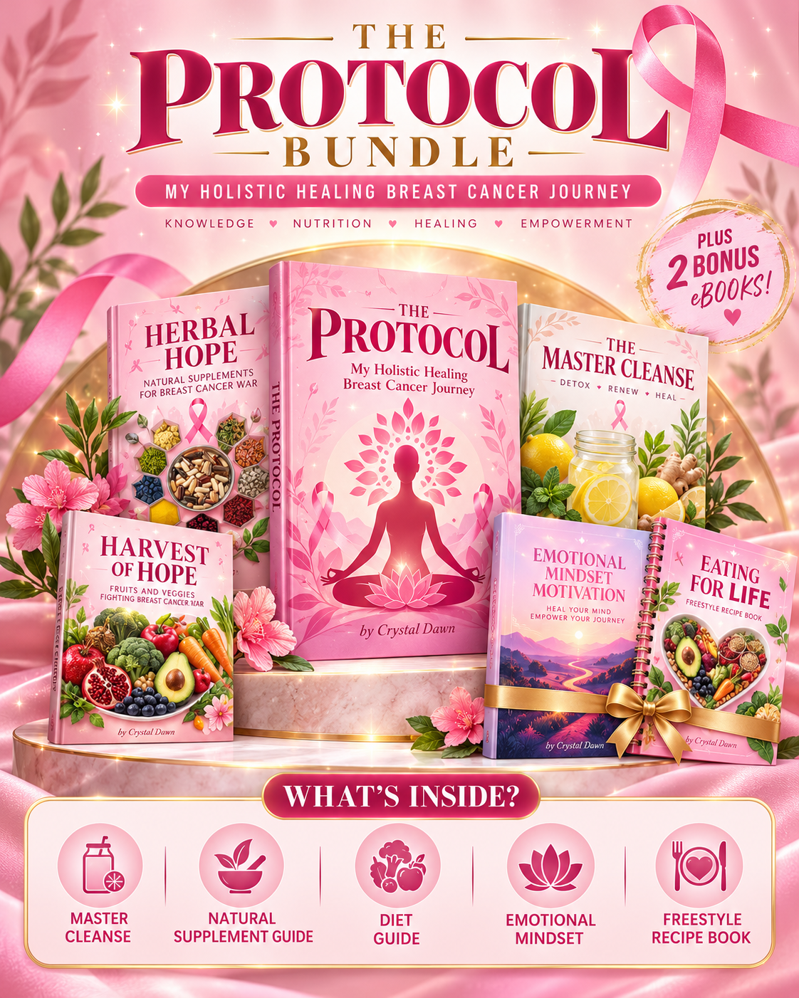 The Protocol Bundle: five guides by Crystal Dawn, plus two bonus ebooks